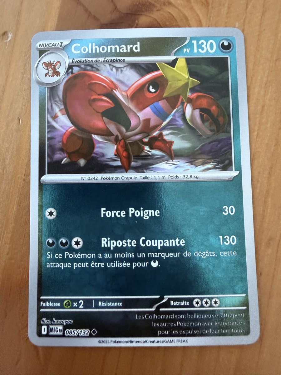 Pokémon Carte collezionabili: Colhomard (MEG085) – Nuovo (secondo la descrizione) da Vevey venduto da Matx