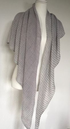 Dreiecktuch asymmetrisch - Illusionsstricken - Bilum Loli