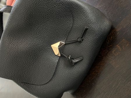 Rucksack schwarz Kunstleder guter Zustand