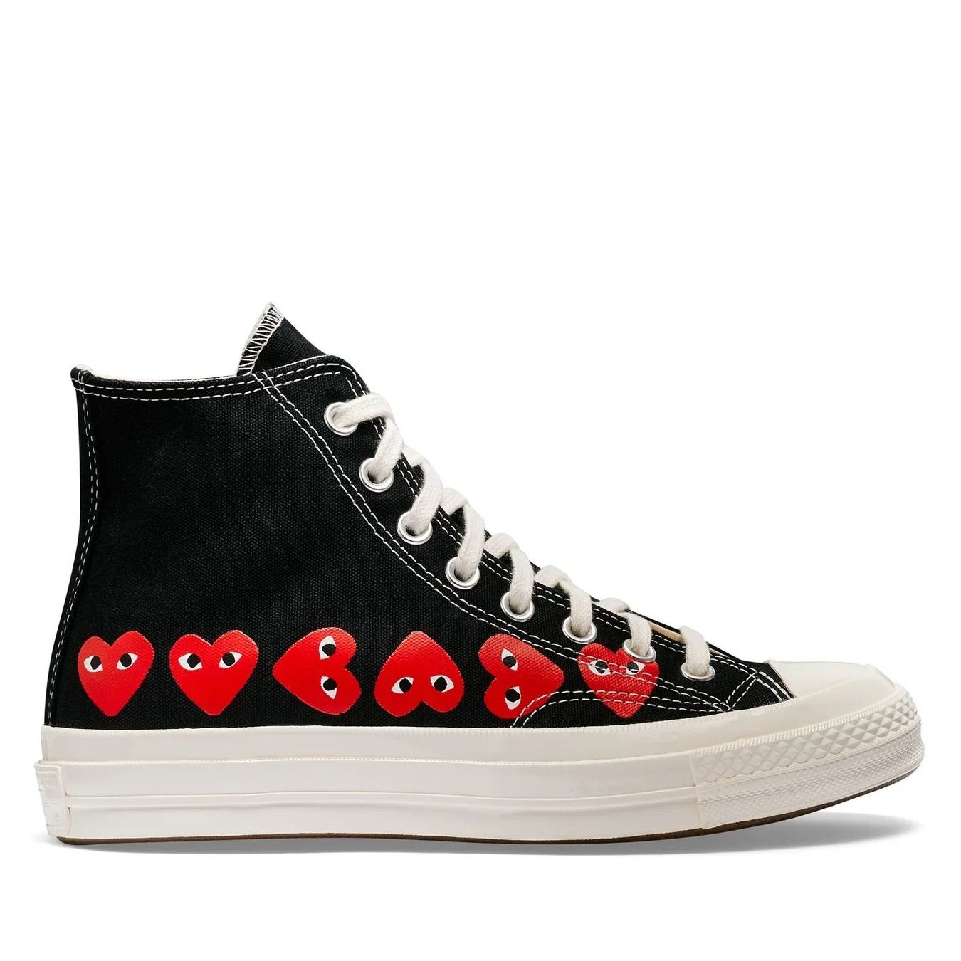 Comme Des Garcons Herrenschuhe: Comme des Garçons PLAY x Converse Chuck 70 Schwarz 40 – Neu und originalverpackt aus Zürich von DClaudia