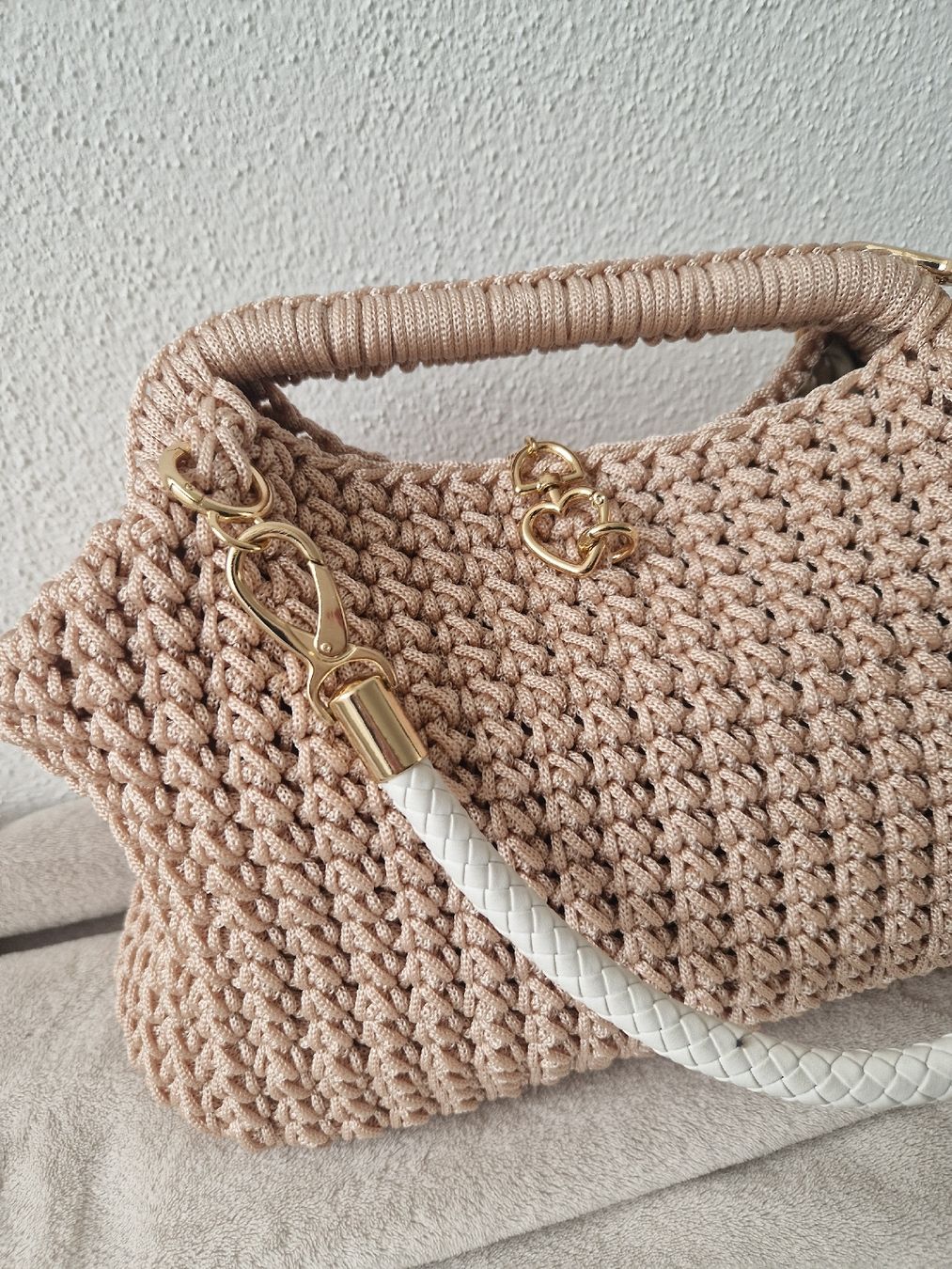 Borse da donna: SAC MAXI EN CROCHET HANDMADE – Nuovo e nell'imballaggio originale da Camorino venduto da JPHANDMADE1 3