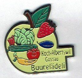 Plaketten & Abzeichen: Buurelädeli Koch-Albertswil Gossau – Gebraucht aus Hinterkappelen von Schampus