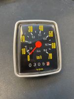 VDO Trio 70 Tacho ca.1980, Oldtimer Fahrrad Tachometer