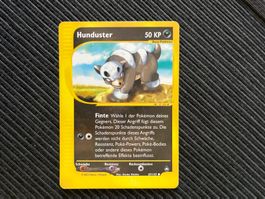 Pokemon Hunduster non Holo Aquapolis deutsch