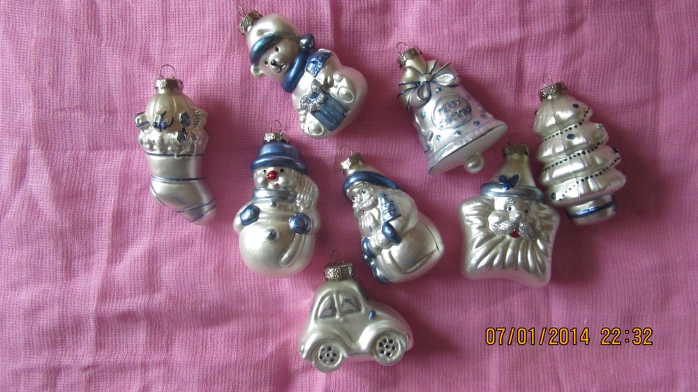 WEIHNACHTSKUGELN BLAUSILBER Kaufen auf Ricardo