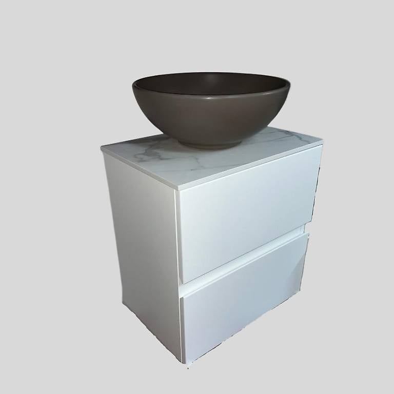 Mobili per bagno: Badmöbel Weiss Matt 2 Schubladen Klein – Nuovo e nell'imballaggio originale da Berikon venduto da al7_7jyx