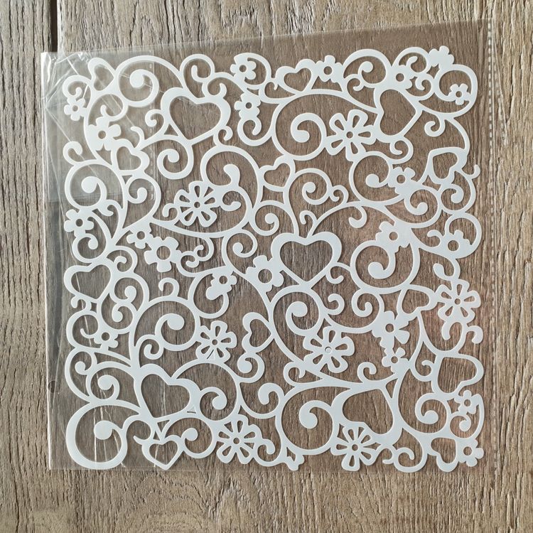 FINGERINSPIRE Mal-Schablone Pilze Im Gras – Wiederverwendbare Vorlage 21x29,7 Cm