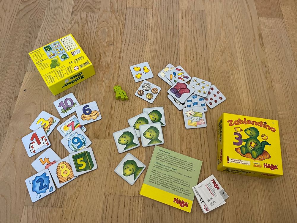 Haba Spiel Zahlendino spielend Zahlen lernen ab 3 Jahren | Kaufen auf