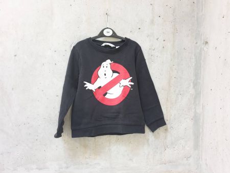 Sweat H&M, noir, Ghostbusters, garçon, taille 110/116