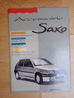 Citroen Saxo Accessoirie - Schweizer Prospekt - P1659