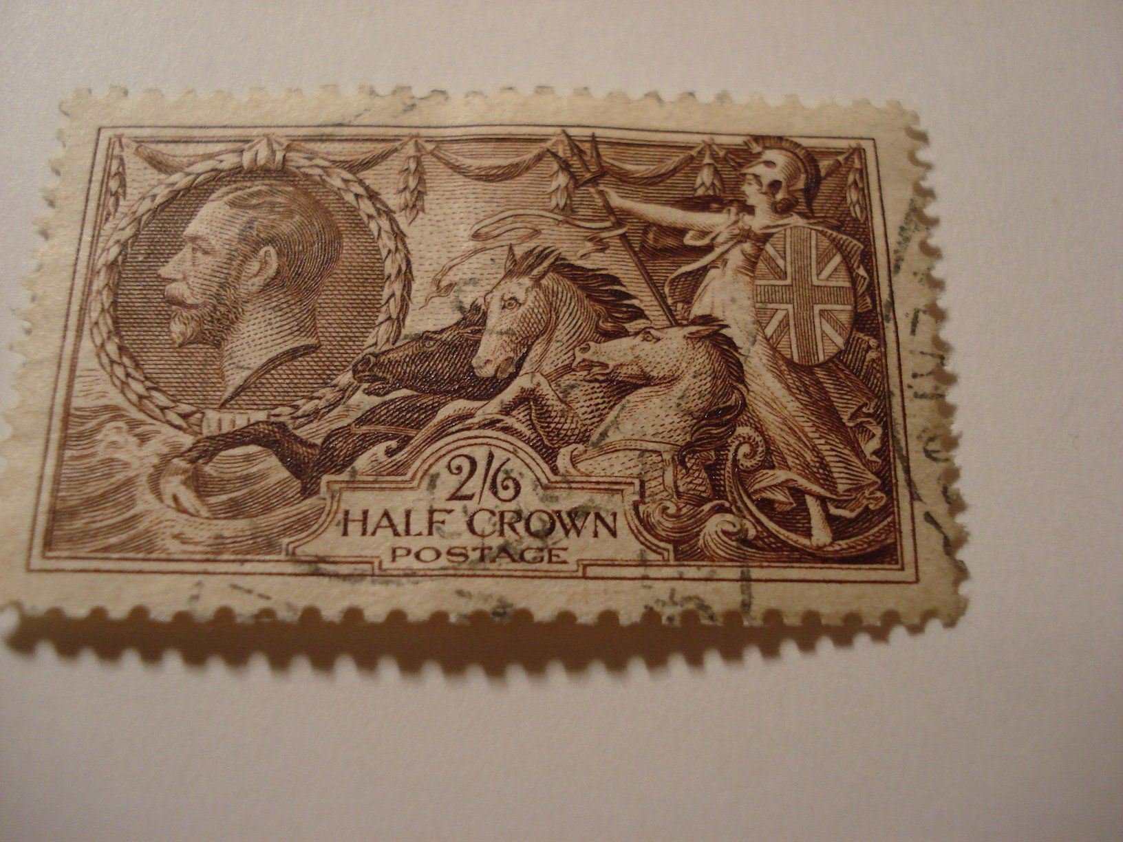 Tutti i francobolli: Grossbritannien, alte Marke Half Crown, o – Usato da Niederwil AG venduto da morostahu