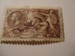 Grossbritannien, alte Marke Half Crown, o