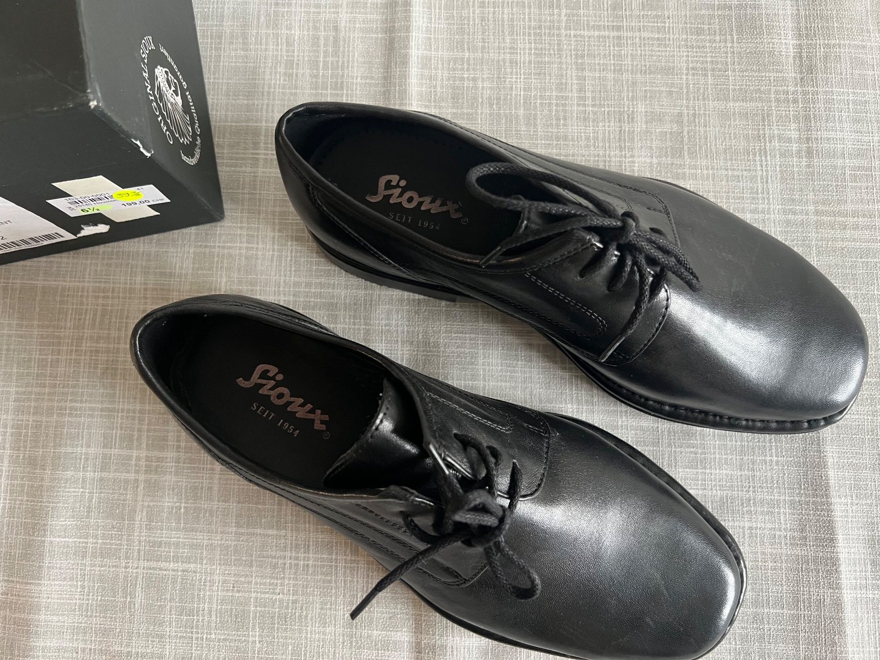Scarpe da uomo: SIOUX. Herren Schuh Gr.39.5 schwarz. – Nuovo e nell'imballaggio originale da Frauenfeld venduto da dilili 4