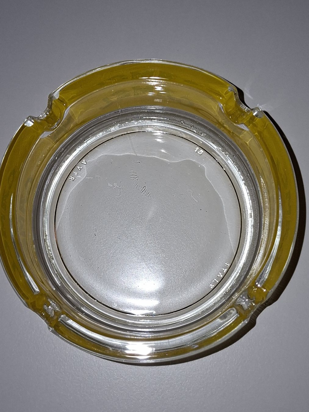 Portacenere: Camel Werbe-Aschenbecher Glas Gelb NEU – Nuovo (secondo la descrizione) da Mellingen venduto da Aegert5 2