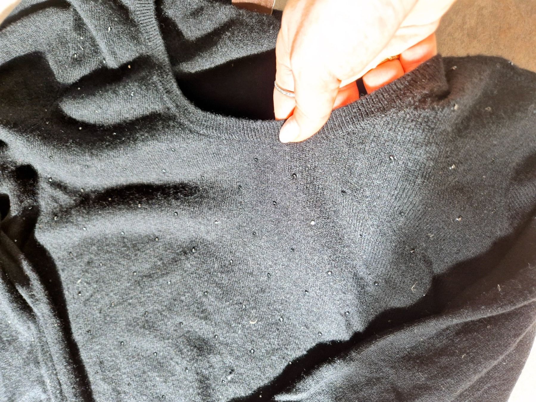 Maglioni & Felpe: CASHMERE KASCHMIR PULLOVER PULLI L 40 SCHWARZ TOP ZU HOSE – Usato da Elsau venduto da the-colorful-side 7