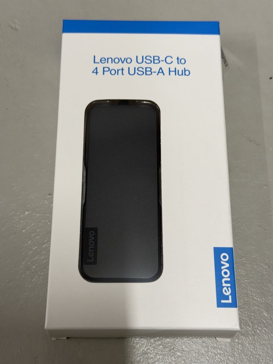 Lenovo Hub & Switch: Lenovo USB-C to 4-Port USB-A – Nuovo e nell'imballaggio originale da Zürich venduto da yas_g5hf
