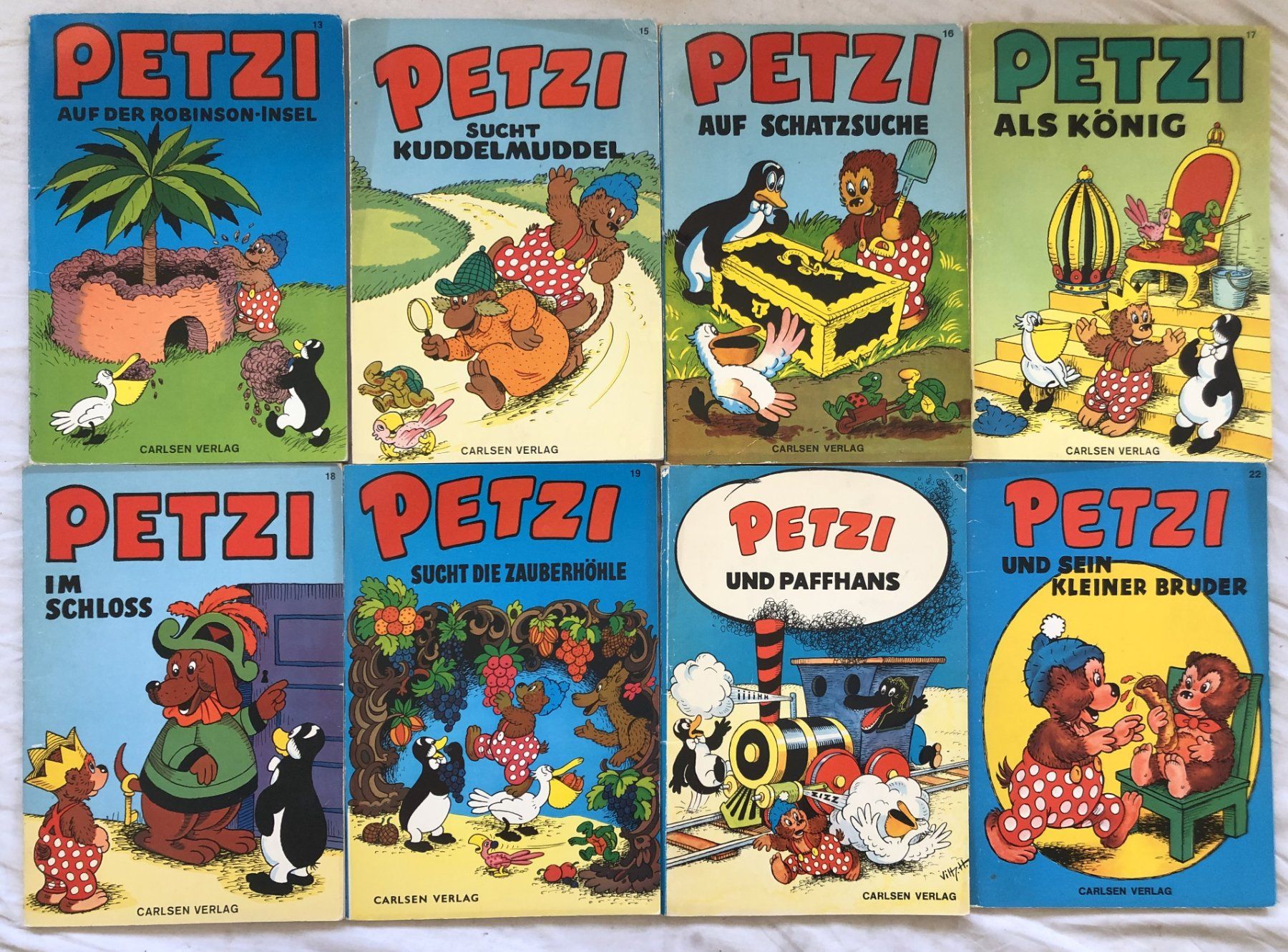 Fumetti: 21x PETZI - Hefte - Carlsen Verlag – Usato da Schaffhausen venduto da durruti 4