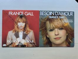 FRANCE GALL tolle Singles Kult Top Hit Frankreich 80's