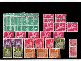 Schweiz, Automatenmarken 1960 ** mit Leuchtstoff