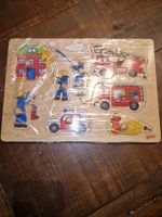 Goki Holzpuzzle Feuerwehr