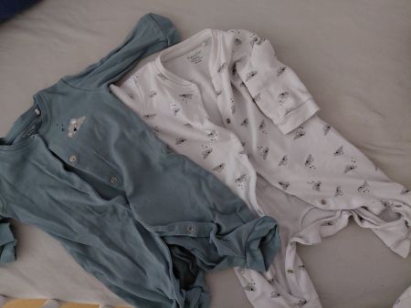 2x Baby Pyjama 68/6M Koala Bio Baumwolle
