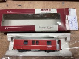 RhB Gepäckwagen DZ 4232 H0m Modellbahn rot gebraucht