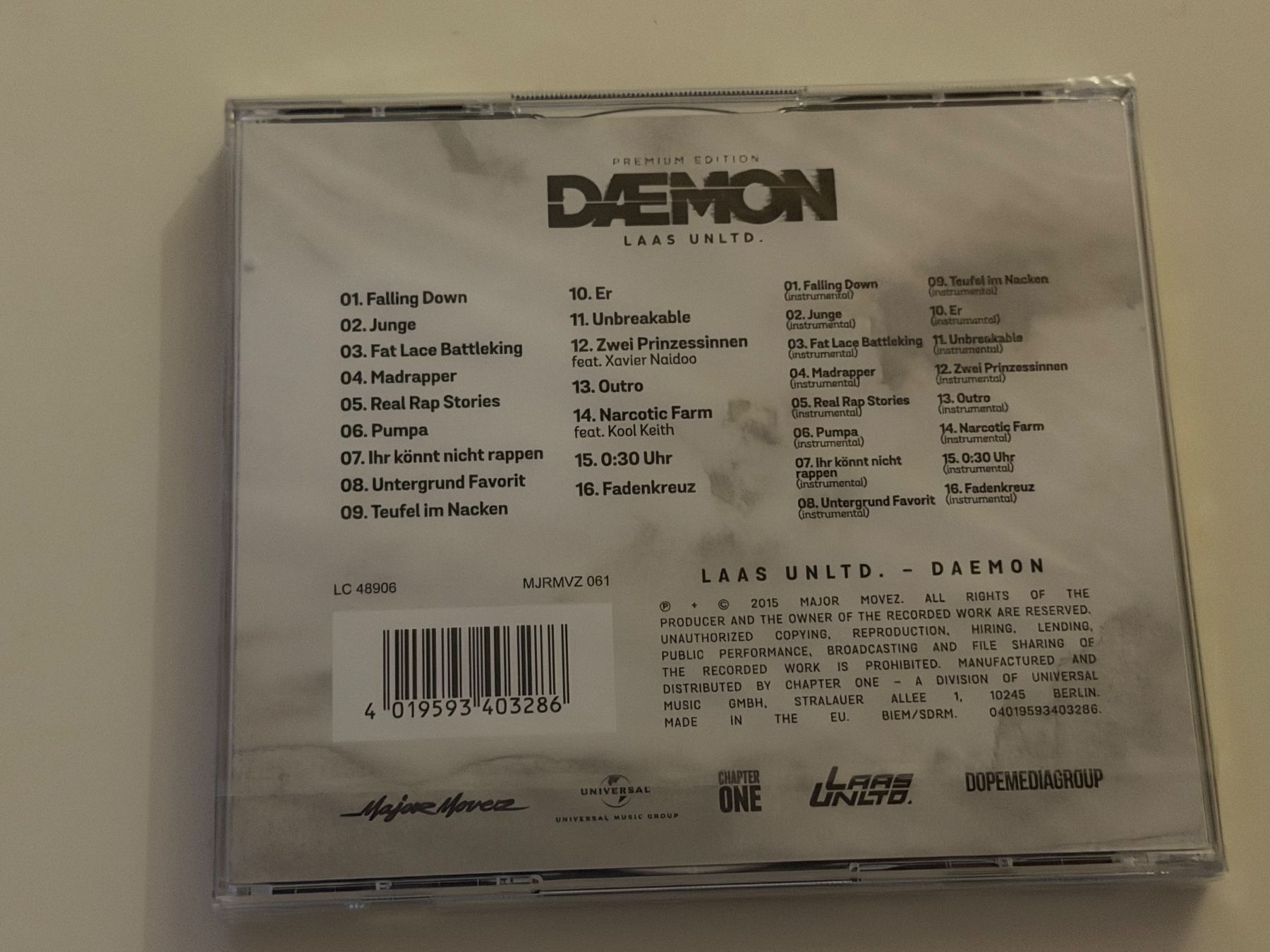 CD: DAEMON Laas Unltd. Premium Edition – Nuovo e nell'imballaggio originale da Altstätten SG venduto da sheamus 1