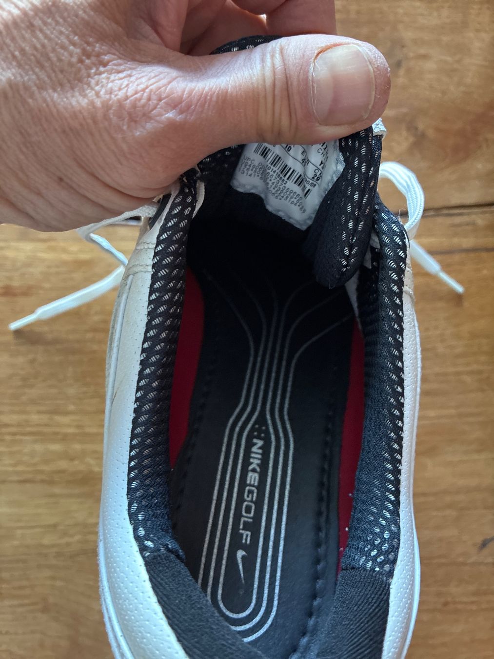 Nike Herrenschuhe: Nike Golf Shoes - White & Black - Size 45 – Gebraucht aus Luzern von ASA_DES 4