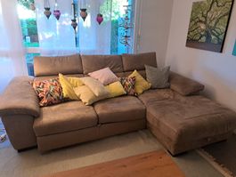 Ecksofa (alle Stoffteile waschbar)