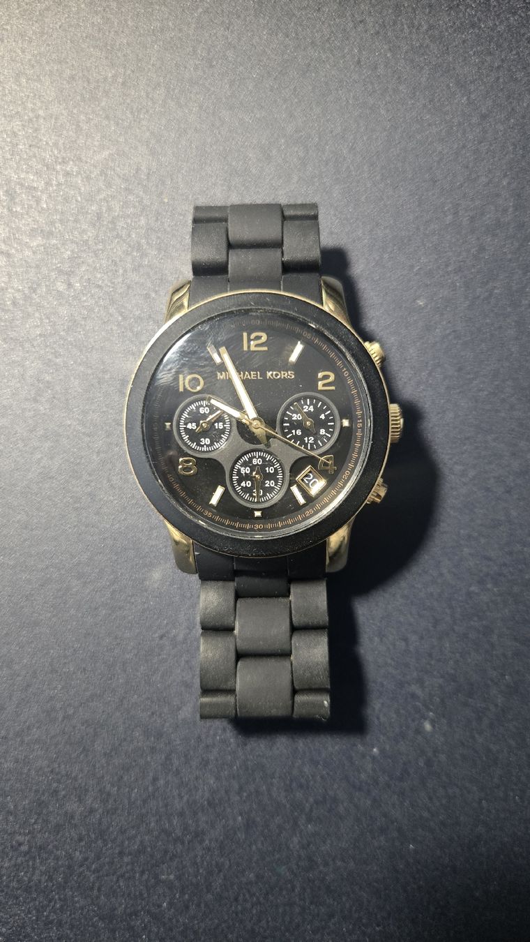 Michael Kors Orologi: Michael Kors Watch - Gold & Black – Nuovo (secondo la descrizione) da Basel venduto da sca_52mn