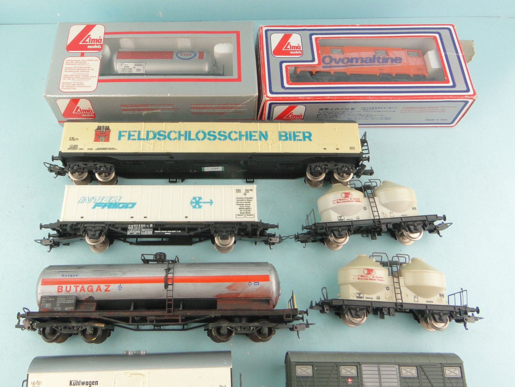 Lima Modellini di ferrovie: LIMA Spur H0 9 Güterwagen – Usato da Bülach venduto da cann11 3