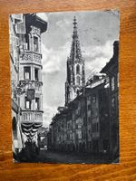 Alte Ansichtskarte von Bern, mit Erker an der Kesslergasse