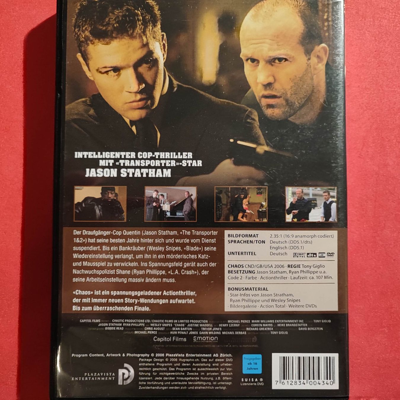 Tutti i DVDs: CHAOS – Usato da Dübendorf venduto da kb86_MOVIE 1