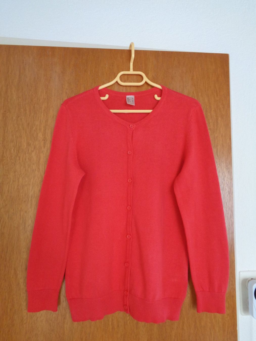 Giacche: Leichte Strickjacke, rot, Gr. 38, Baumwolle, NEU! – Nuovo (secondo la descrizione) da Wiesendangen venduto da Gullfoss 8