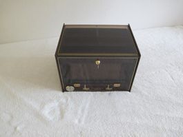 Humidor Villiger Mit Schlüssel Grösse ca 26,5 x 28 cm
