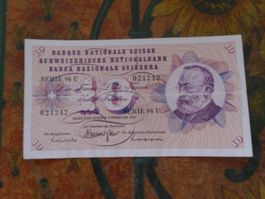 SUISSE  10  Francs  1974  (1242)  Billet