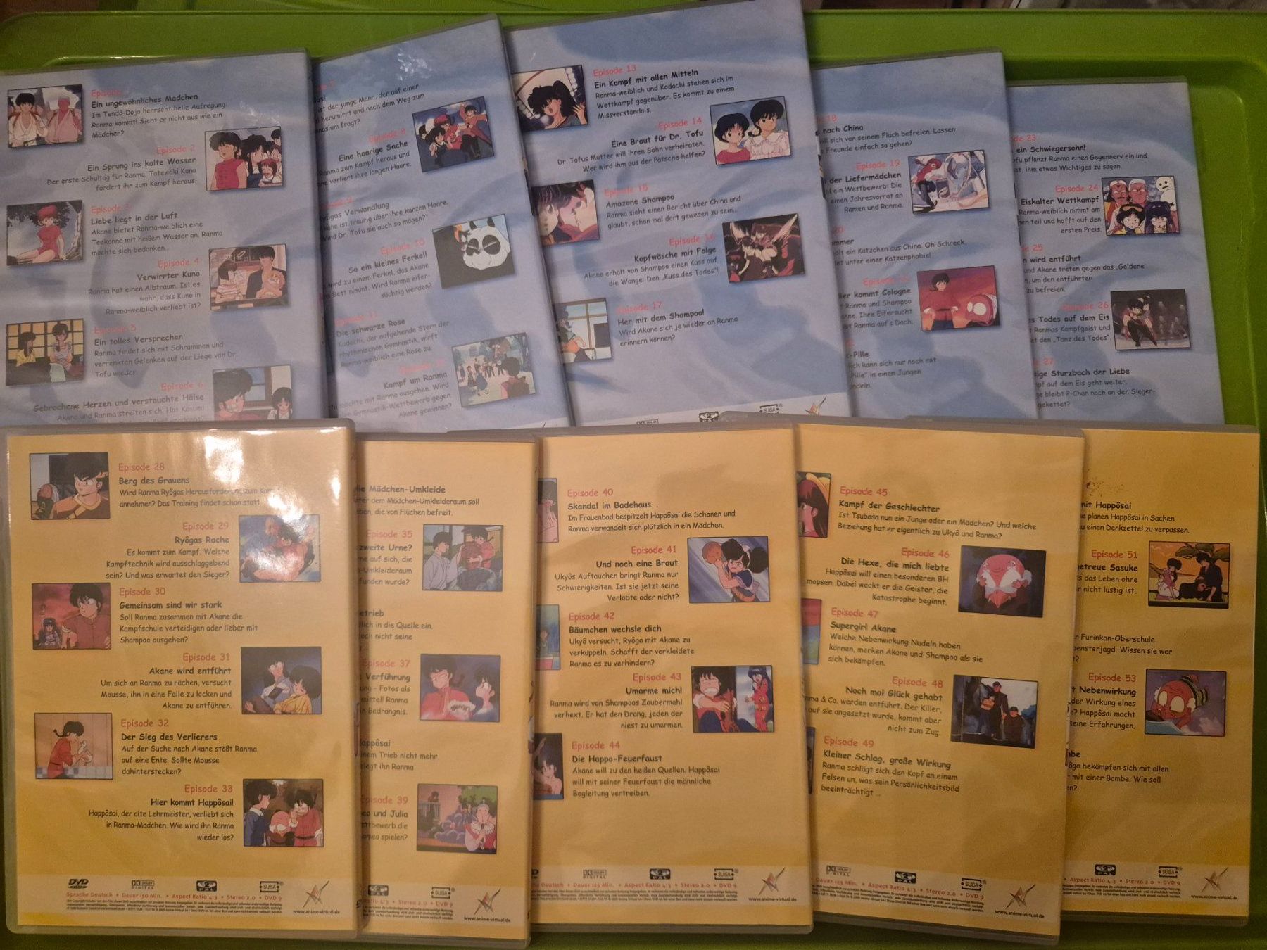 Tutti i DVDs: Ranma 1/2 DVD Box 1 & 2, Anime Serie – Usato da Wald ZH venduto da _Hotarubi_ 4