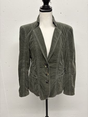 Marc Cain Sports Cordblazer Gr. 42 Blazer Samt grün