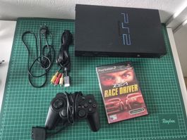 Sony PlayStation 2 Console with TOCA Race Driver game