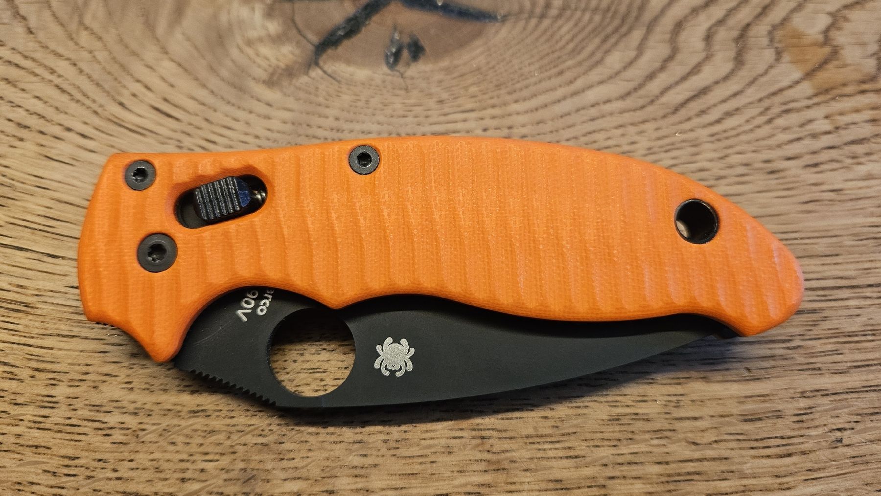 Spyderco Coltelli tascabile: Spyderco Manix 2 mit Custom Scales – Nuovo (secondo la descrizione) da Buchs AG venduto da thebull01 2