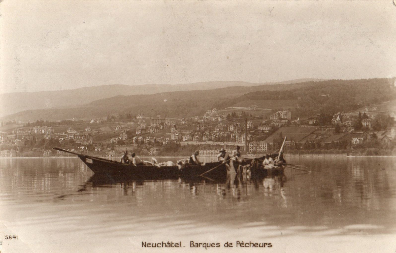 Cartoline postali: Neuchâtel - Barques de Pècheurs – Nuovo (secondo la descrizione) da Melano venduto da pisonsdro