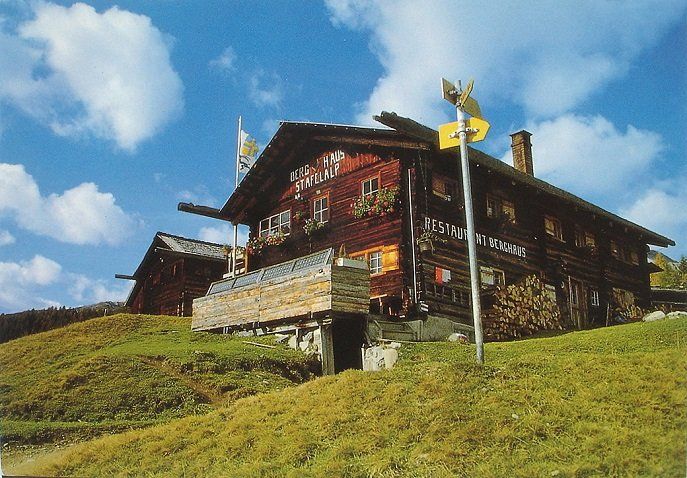 Cartoline postali: DAVOS Berghaus Stafelalp – Nuovo (secondo la descrizione) da Jona venduto da philajona