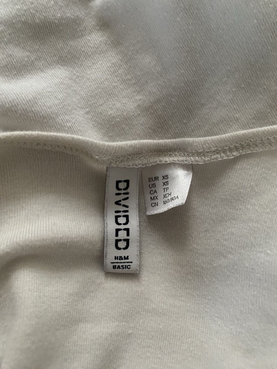 H&M Tops: White Long Sleeve Top Size S Used – Neu (gemäss Beschreibung) aus St. Gallen von ali_5nm2 2