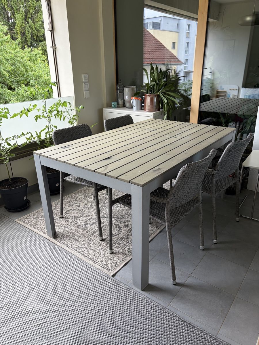 Tische: Tisch mit 4 Stühlen 160 x 100cm – Gebraucht aus Balgach von RianaT