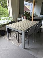 Tisch mit 4 Stühlen 160 x 100cm