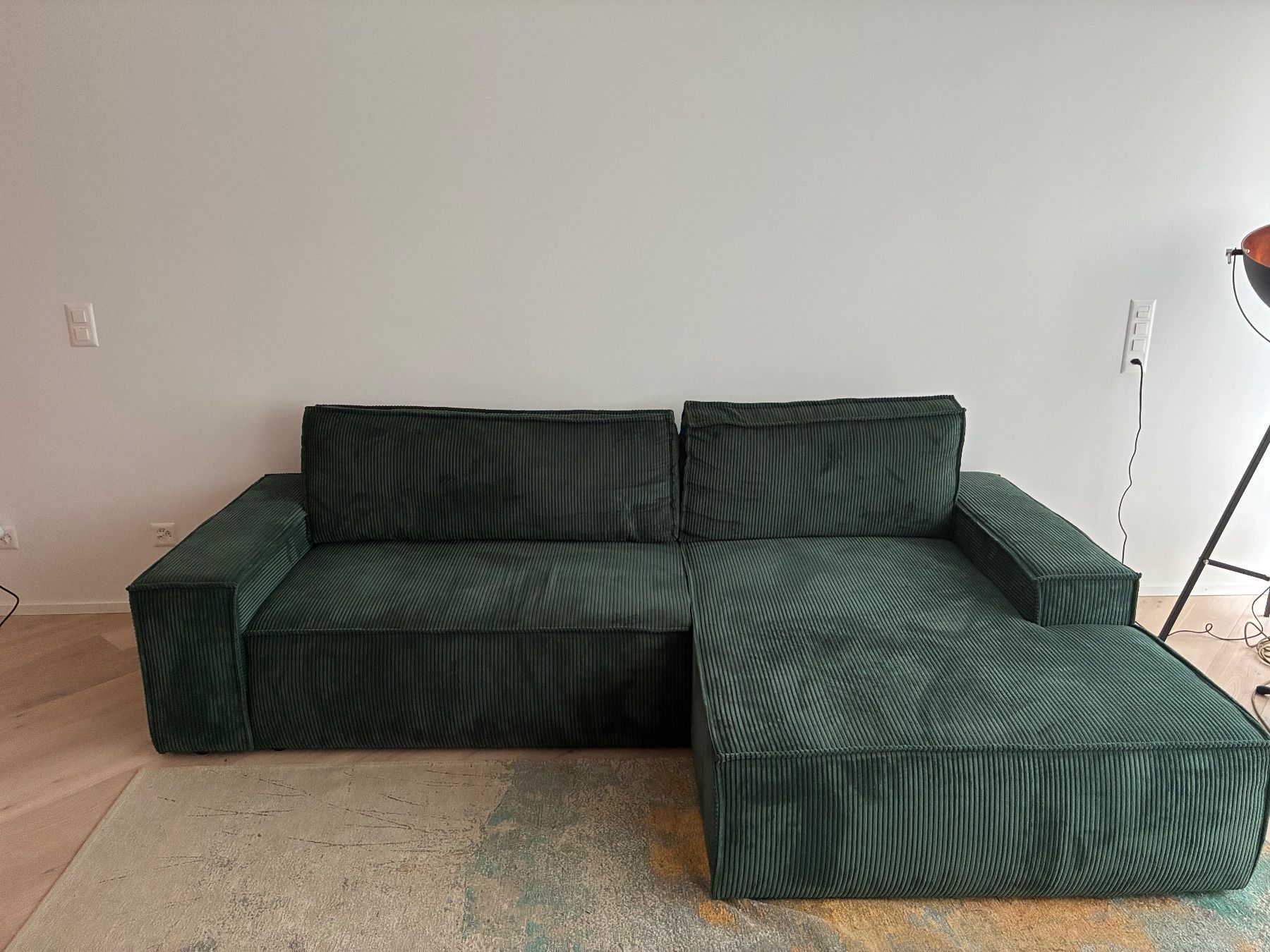 Divani: L-förmiges grünes Pascal Morabito Sofa – Usato da Zürich venduto da RFS92 3