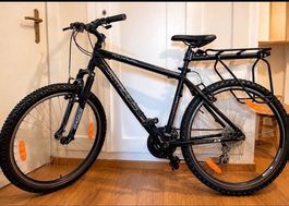 SeriousRockaway Mountainbike 26 mit Gepäckträger fahrbereit