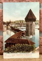 1909 - KAPELLBRÜCKE & WASSERTURM Luzern