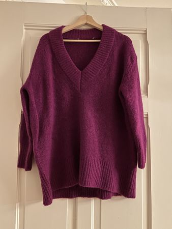 Kuscheliger Oversize Pulliver, Lila, Gr. XL