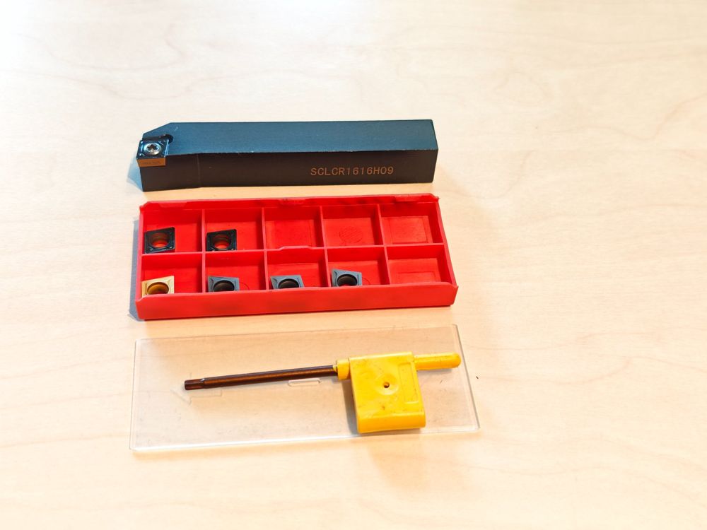 Drehstahl 16mm Mit 7x Wendeplatten Für Drehbank / CNC (Neu (gemäss